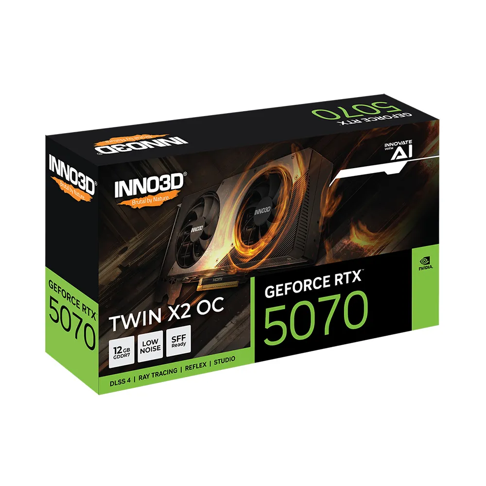 Card Màn Hình Inno3D GeForce RTX 5070 TWIN X2 OC